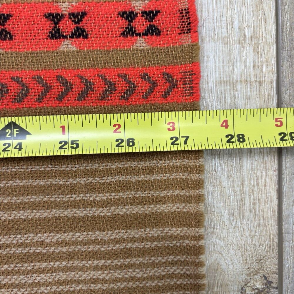 H&M Scarf Shawl Aztec Cowboy Boho Western Oversized Fringe Cozy Festival Rodeo - Picture 8 of 10